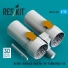 RESKIT RSU72-0335 Rafale exhaust nozzles for HobbyBoss kit (3D Printed) (1/72)